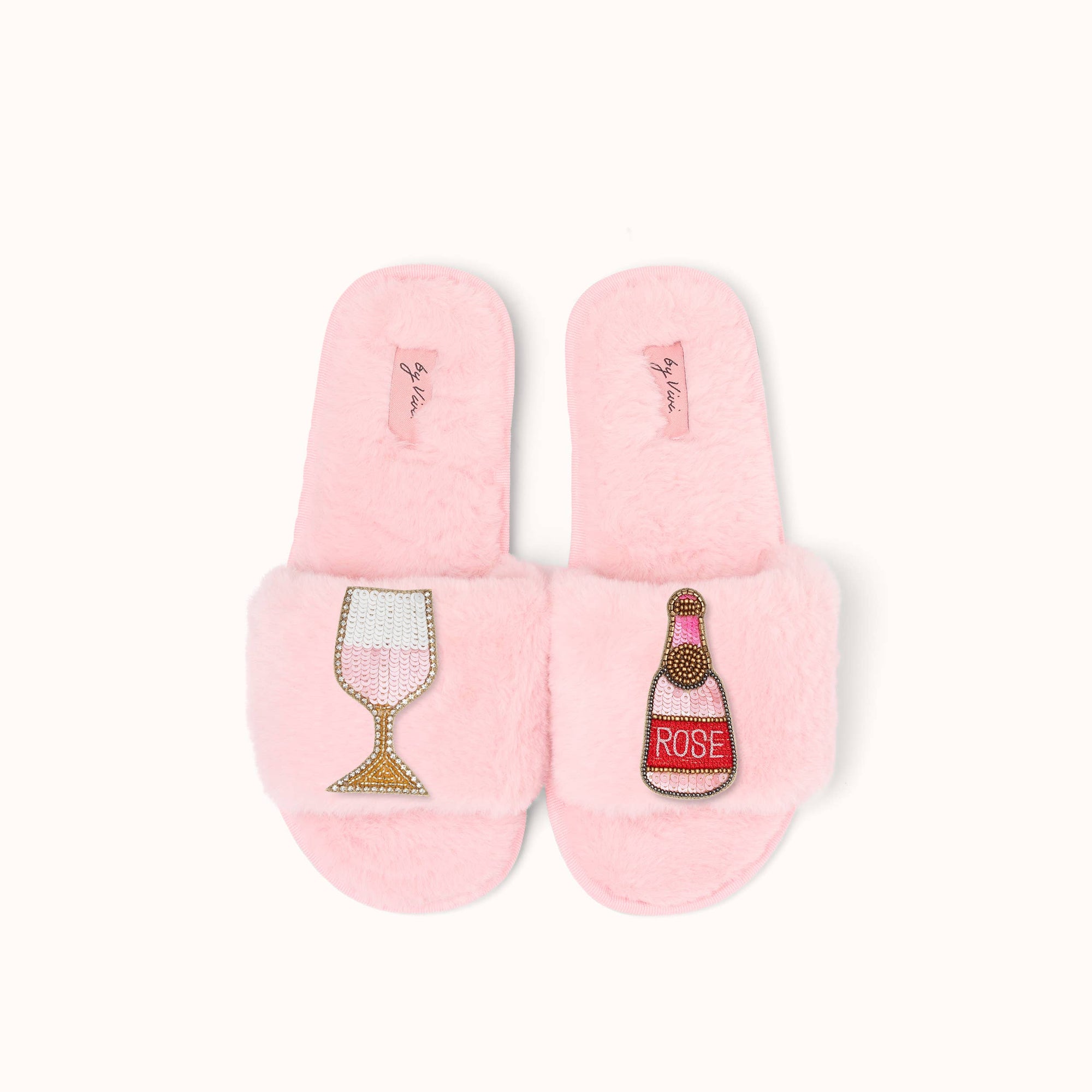 Teddy Slippers - Pink